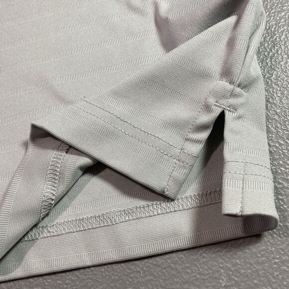 CYPRESS CLUB PERFORMANCE Polo Shirt Moisture Wicking Breathable Mens M Lt Gray - Picture 8 of 10